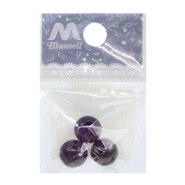 ビーズ 『アメジスト 約10mm 3玉入り BDPP-103/3』 ビーズ,パック