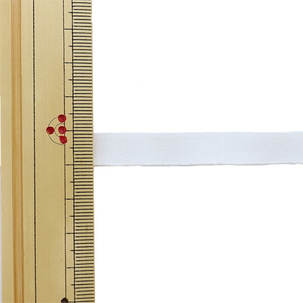 数量5から】 手芸ブレード 『オーガニックコットン200 幅約9mm 01番色