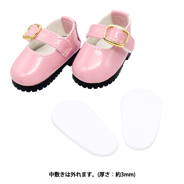 ぬいぐるみポーチ・パペット用ストラップパンプス★ホワイトグリッター★ぬいぐるみ靴 ぬいぐるみ衣装 『mpa select ストラップシューズ ピンク Mサイズ MPA