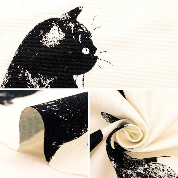 数量5から】 生地 『オックス 猫 AP45109-1A』 生地,柄から探す