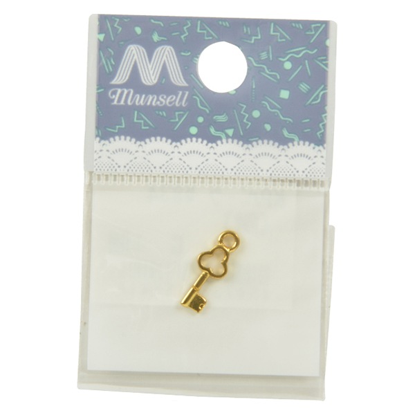 ゴールド・D・ロジャー ストラップ用チャーム 手芸金具 『チャーム 鍵 ゴールド No.834』 ビーズ,ビーズ金具