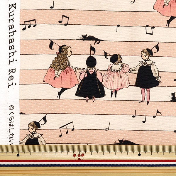 生地 『Kurahashi Rei オックス カットクロス 約145cm×50cm 音色 KRF