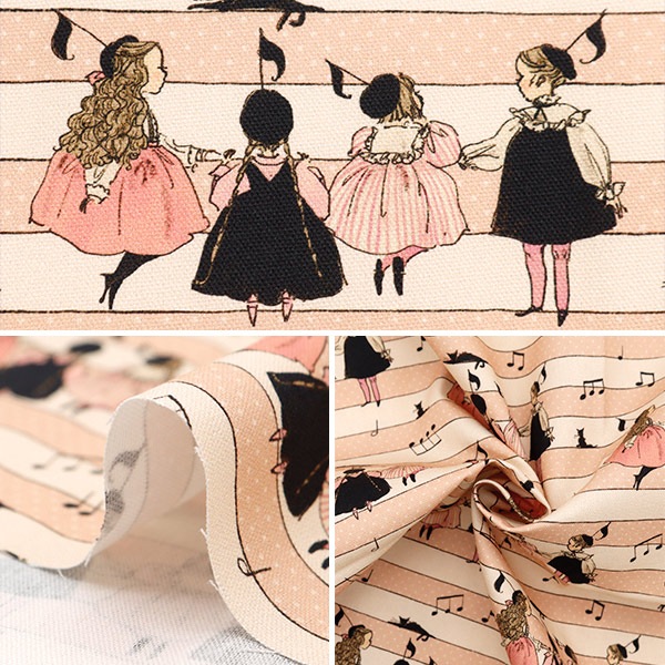 生地 『Kurahashi Rei オックス カットクロス 約145cm×50cm 音色 KRF