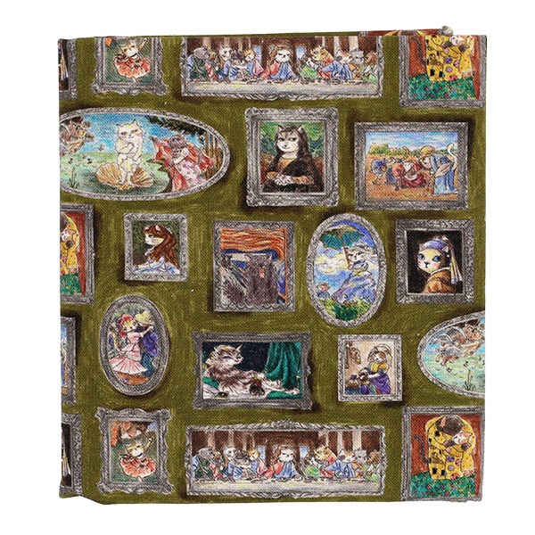 生地 『アートダニャ 50cmカットクロス 西洋絵画風 グリーン 約110