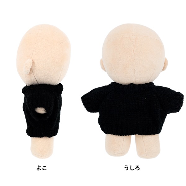 ぬいぐるみ衣装 『mpa クルーネックセーター Lサイズ ブラック MPA
