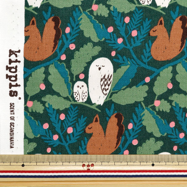 生地 『kippis (キッピス) オックス カットクロス 約108×50cm 森の平和
