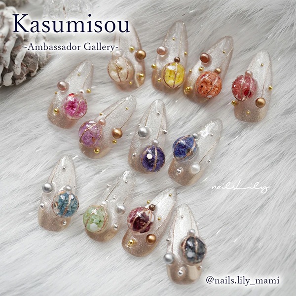 レジン材料 『Kasumisou グリーン』 SMint エスミント ビーズ,レジン
