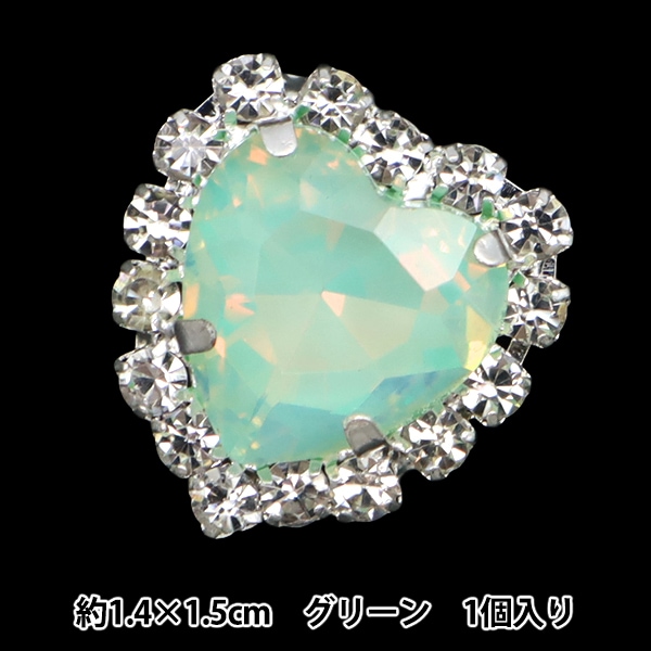 手芸パーツ 『ビジューセンターパーツ 1個入り ピンク 10-5815』 東京