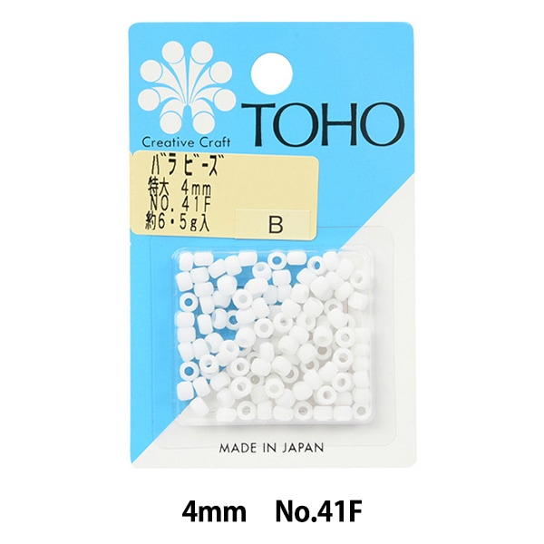 ビーズ 『バラビーズ 特大4mmNo.41』 TOHO BEADS トーホービーズ