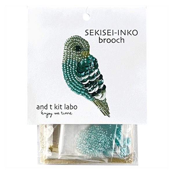 ビーズキット 『TORI brooch セキセイインコ atkl-BD-2』 TOHO BEADS