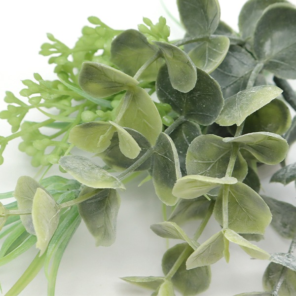 ユーカリ4種類　リーフシャワー 造花 シルクフラワー 『ユーカリミックスリーフバンドル V23022-055