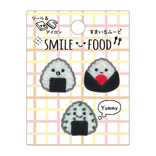 ワッペン 『すまいるふーど おにぎりたち SFW-10』 雑貨,ワッペン