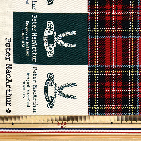 数量5から】 生地 『20Sツイル ピーターマッカーサー タータン