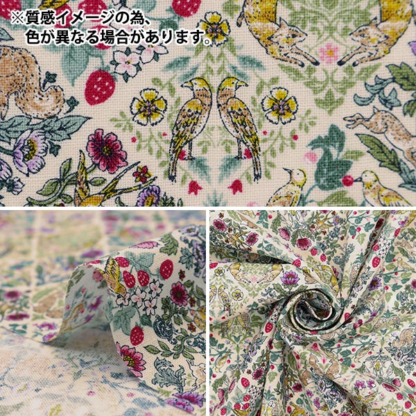 数量5から】 生地 『シーチング アールヌーヴォーシンフォニー
