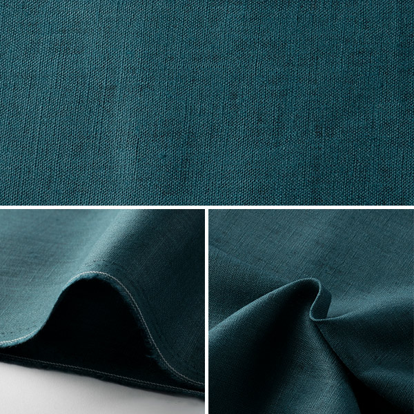 数量5から】 生地 『麻 (リネン) 青ミドリ』 生地・布,素材,麻100