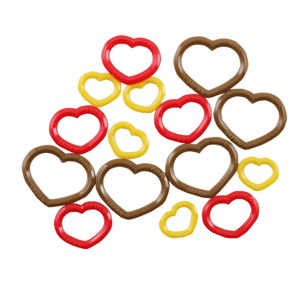 オーダーページ】編みぐるみ マーカー シマエナガ ハート 花 いちご