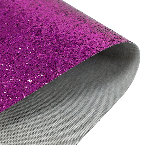 生地 『グリッターシート カットクロス A4×3枚入り パープル GLI-01