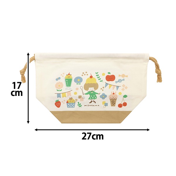 mizutama品 ランチ巾着【なんでもいきもの屋】