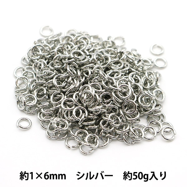 手芸金具 『SV925 丸カン 0.7mm×5mm シルバー 5個入り』 ビーズ,ビーズ