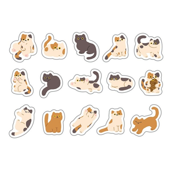 約200枚 封口シール 果味喵 約200枚 封口シール 果味喵