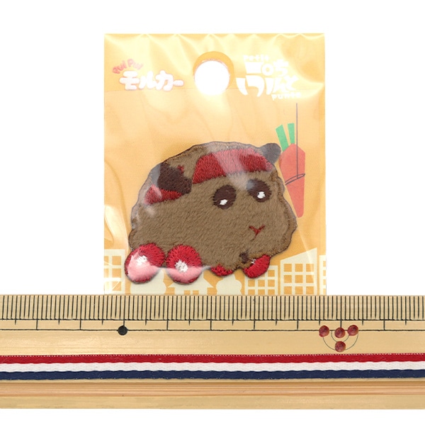 ワッペン 『PUIPUIモルカー ふわふわワッペン テディ GW-1057-1A