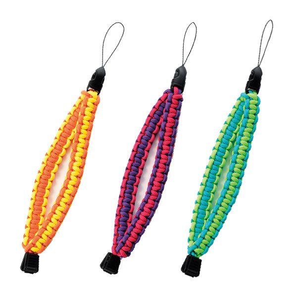 手芸キット 『ムカデ編みのストラップ 黄×オレンジ 3314』 MARCHENART