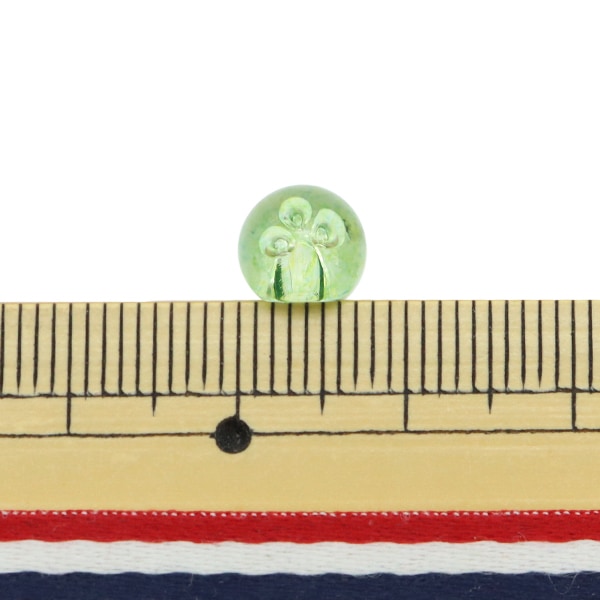 ビーズ 『アクリルパーツ 鈴丸 バブル 10個入り メロン 8mm