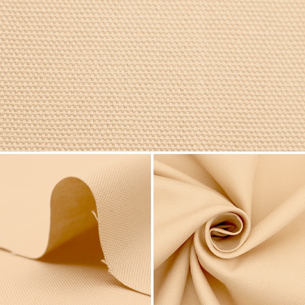 数量5から】 生地 『オックスフォード 無地 ミルクティ DTM10483S-J