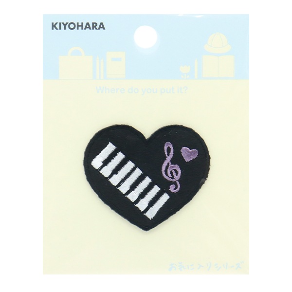 L-4】食べ物ワッペン ☆リバティ生地使用 アイロン さくらんぼ いちご