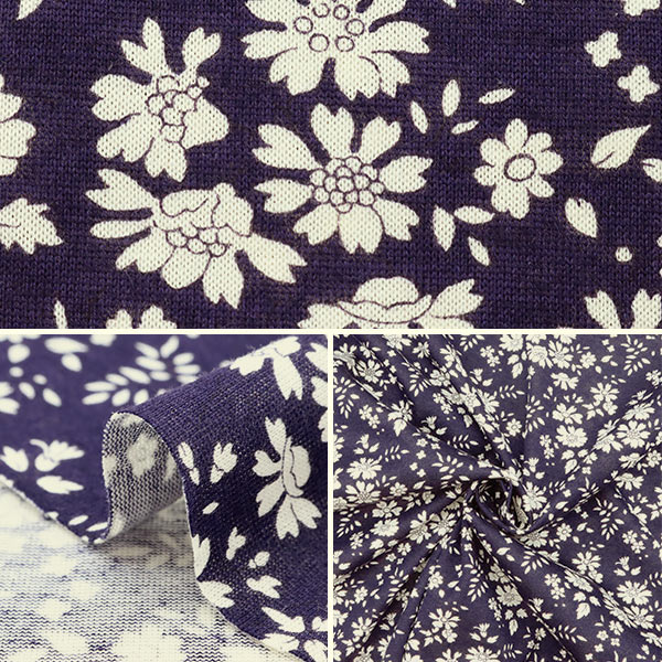 数量5から】 生地 『LIBERTY リバティプリント 60/2天竺 カペル