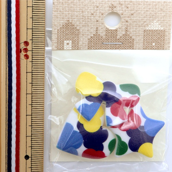 ボタン 『キッズ裏足ボタン 3個入り YUAB-03』 服飾,ボタン・バックル