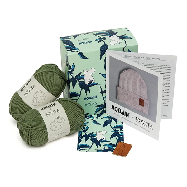 編み物キット 『MOOMIN×NOVITA BEANIE KIT ブラック』 NOVITA ノヴィタ