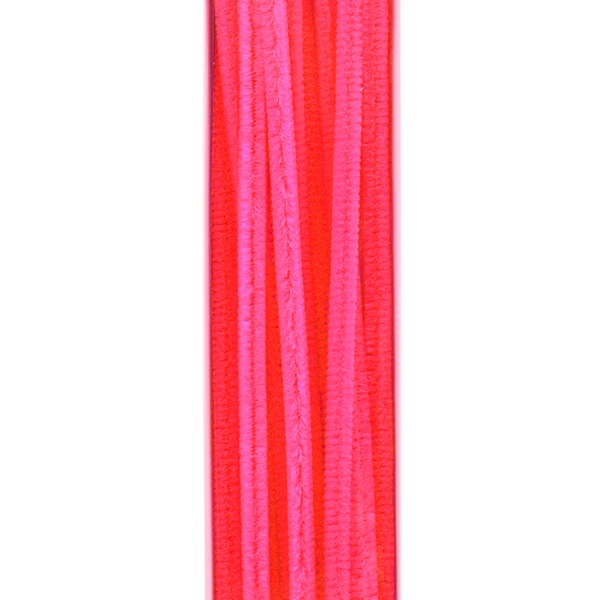 モール 『カラーモール 二分 10本入り 蛍光ピンク 251番色』 SOANDYOU