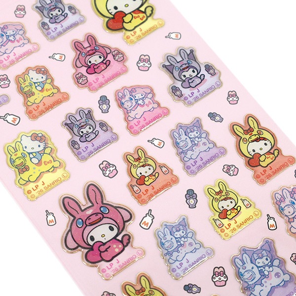 文具 『キラフチ樹脂盛りシール ロディ×サンリオキャラクターズ