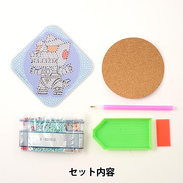 ビーズキット 『ダイヤモンドフィックス コースター メカゴジラ DFCS