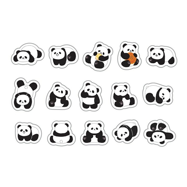 文房具 『まみれシールシート パンダ MRSE-003』 画材・文具,文具