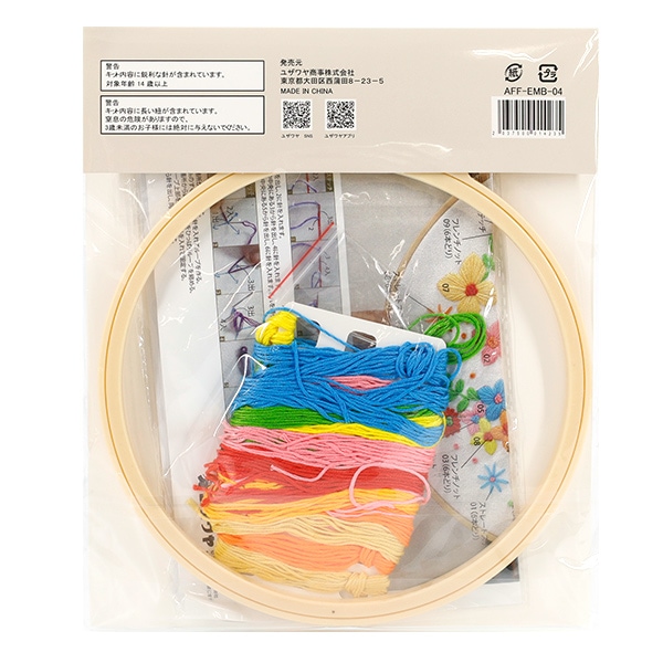刺しゅうキット 『Enjoy Craft 刺しゅうキット フラワーシャワー AFF