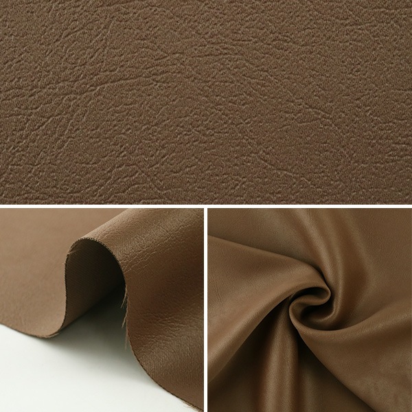 数量5から】 生地 『レザー調ポリエステル生地 オルフェス 06 ダーク