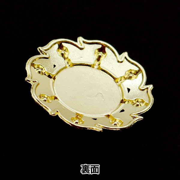 手芸パーツ 『ビジューセンターパーツ 1個入り 30mm×30mm クリスタル