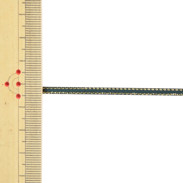 リボン 『メタリックエッジサテンリボン 58801 3mm幅×5m 一反