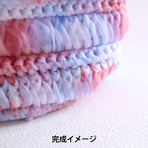 編み物キット 『NAILYバスケットキット ベリーソーダ A-001』 SAWADA