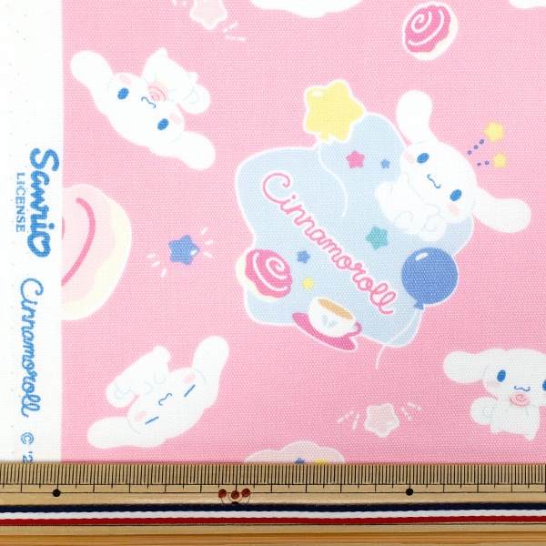 数量5から】 生地 『オックス シナモロール キュート ピンク 830380