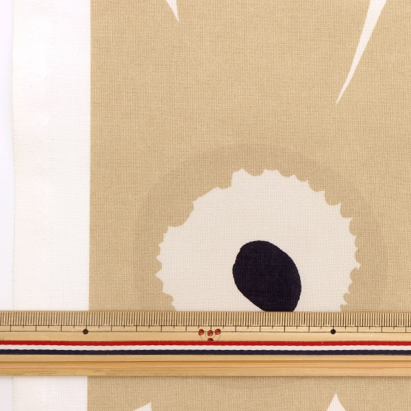 数量5から】 生地 『マリメッコ ピエニウニッコ ベージュ 069259-185