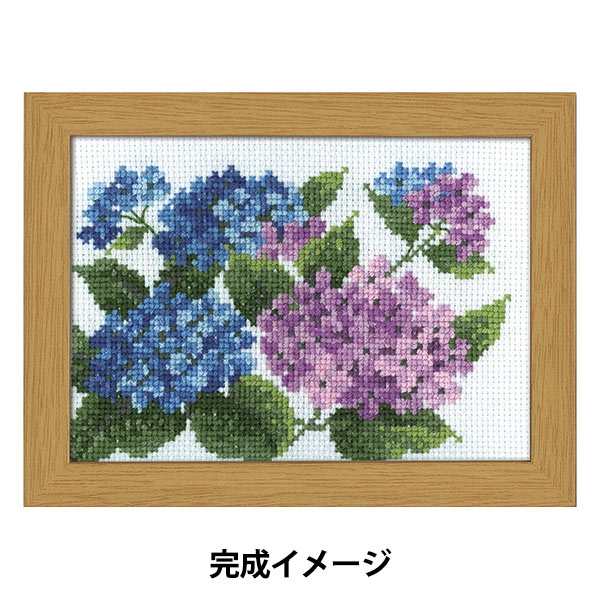 クロスステッチ刺繍風景画2点セット フレーム付き ピアノと女の子　あじさい 81TvFl2Wb-L._UF350,350_QL50_.jpg