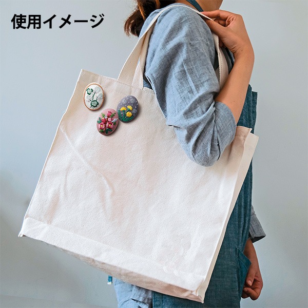 刺しゅうキット 『フランス刺しゅうブローチキット ピオニー No