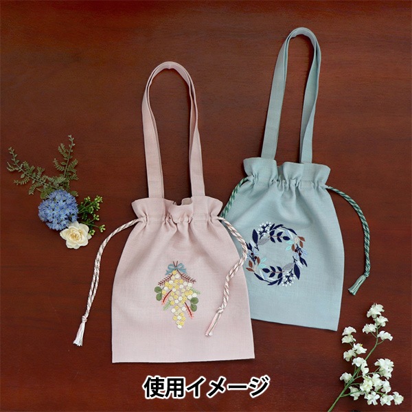 刺しゅう布 『STITCH CLOTH GARDEN PARTY フランス刺しゅう フローラ