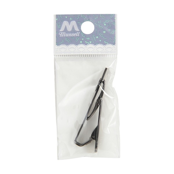 タイピンなど 約2.5kg まとめて アクセサリー 未検品 ジャンク 手芸金具 『タイピン 9mm板付き ブラック #9006』 ビーズ,ビーズ金具