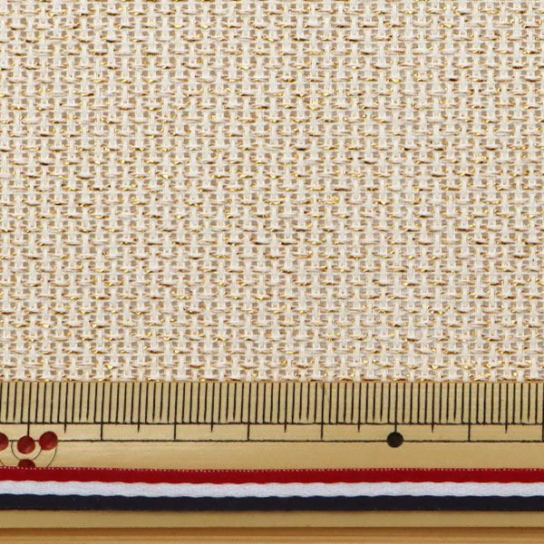 �ɤ��夦�� ��Charles CRAFT METALLIC GOLD AIDA(�᥿��å� ������� ��������) 14������� 55�� 5282�ֿ��� DMC �ǥ������ॷ��