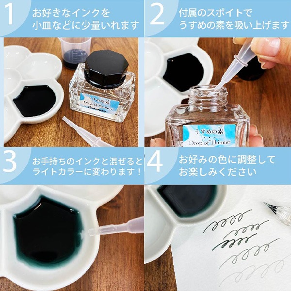 インク 『ink-cafe(インクカフェ) うすめの素 クリア ECF172-001