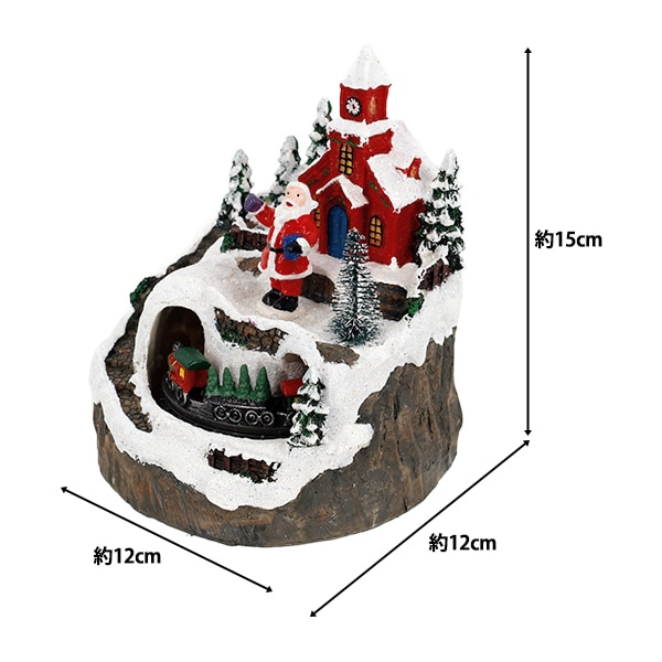 クリスマス雑貨 『クリスマスオブジェ サンタ汽車 CMG25-EOM2』 生活